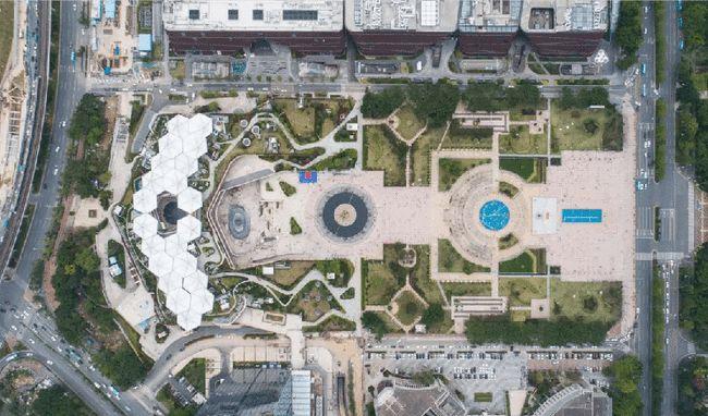 商业广场|商业景观只有意想不到|龙城广场|中庭|公园