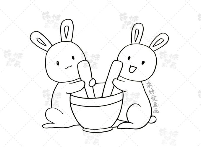 简单漂亮的中秋节手抄报简笔画合集,含文字内容