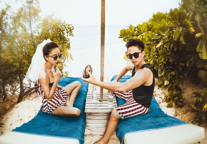 陈彦妃结婚 除了婚纱照之外修脚毛也抢镜