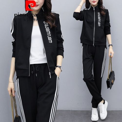 2021年新款运动服女装,2021运动套装女 品牌女装)潮牌运动服套装女春秋2021年新款时尚洋气减龄网红卫衣