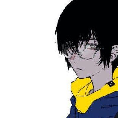 孤独眼镜男动画头像