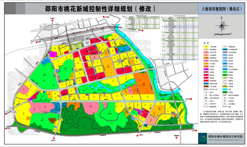 邵阳市桃花新城控制性详细规划(2019年修改)批前公示