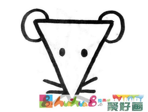 简单的老鼠简笔画的画法怎么画简笔画教程