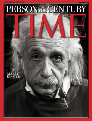 1999年《时代》杂志评选"世纪之魁"的封面 (c)time magazine