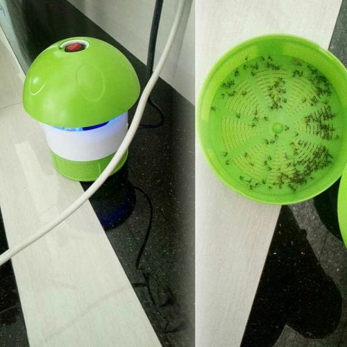 吸捕蚊器孕妇插电静音 led 光触媒灭蚊灯家用电子灭蚊器卧室驱蚊器