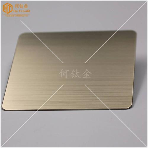 拉丝香槟金201不锈钢板价格 304香槟金拉丝不锈钢板价格 砂板价格