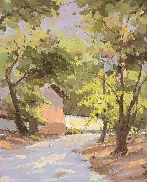 风景色彩是为了让同学们去感受自然的颜色,这些感受如果运用到静物当