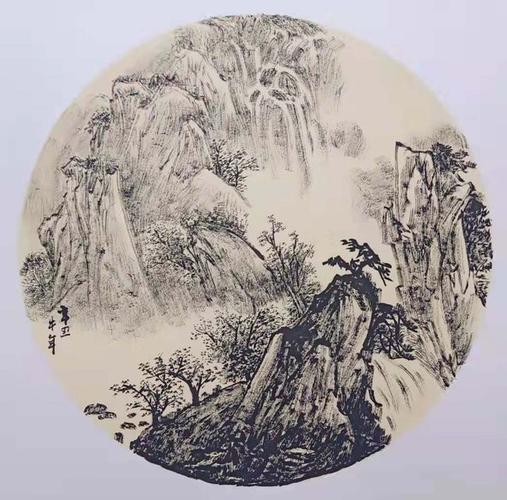 著名山水画家李庚小品选登