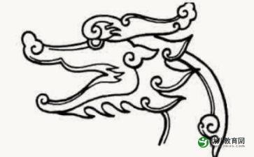 龙舟头图片简笔画