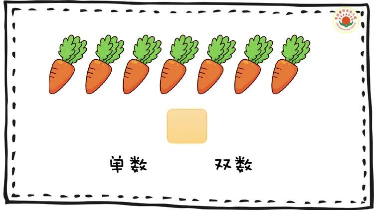 古港中心幼儿园假期居家与学习指导――认识单双数