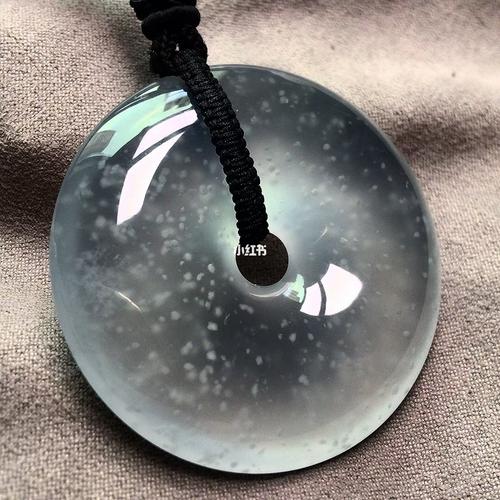 木那雪花棉的平安扣_平安扣_翡翠_时尚_配饰