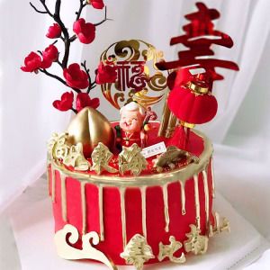 老人头像蛋糕图片大全