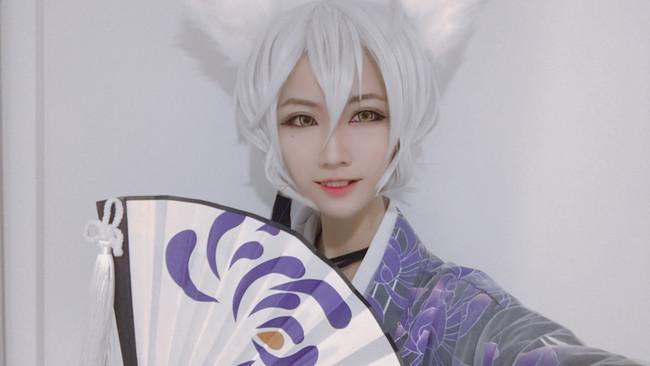 阴阳师手游:妹子妖狐逐月照君cos试妆,不是正片都这么好看吗?