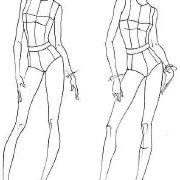 【插画教程 二】人体动态模特线稿!