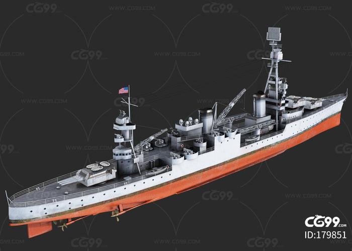 二战美国海军 北安普顿级重巡洋舰 重巡 重型巡洋舰 战舰 海战 二战
