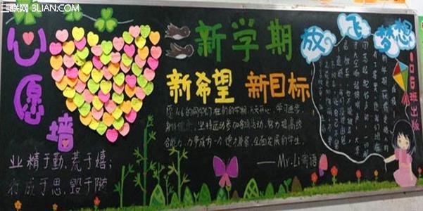 2015新学期新气象黑板报图片 -手抄报
