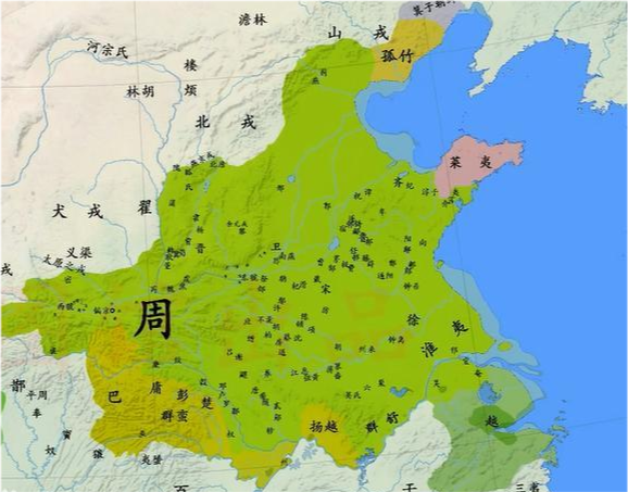 周朝地图