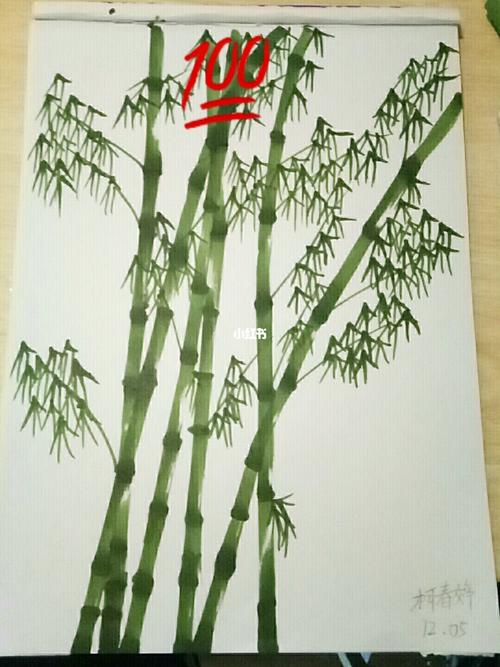 马克笔花竹子_马克笔_广州商学院-学生公寓28幢自由行