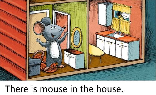有一只老鼠在房子里《there is a mouse in the house