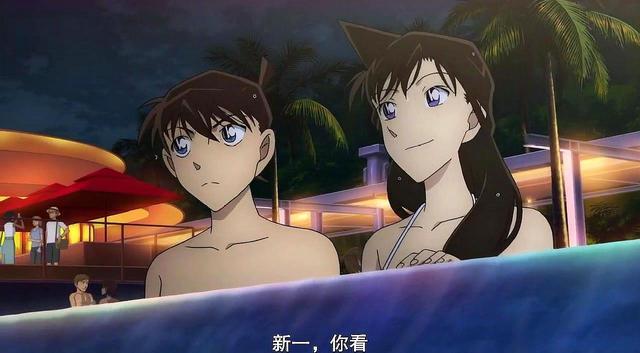 原创怪盗基德与小兰亲吻的名场面柯南气愤询问小兰无意间暴露身份