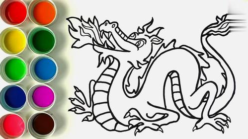 怎么画好看的龙