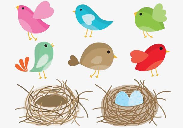关键词 : 鸟窝,彩色小鸟,鸟巢