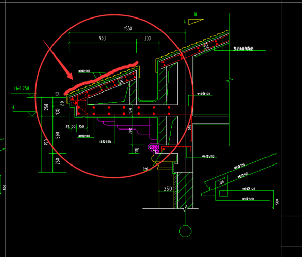 坡屋面的檐口处是指哪到哪?