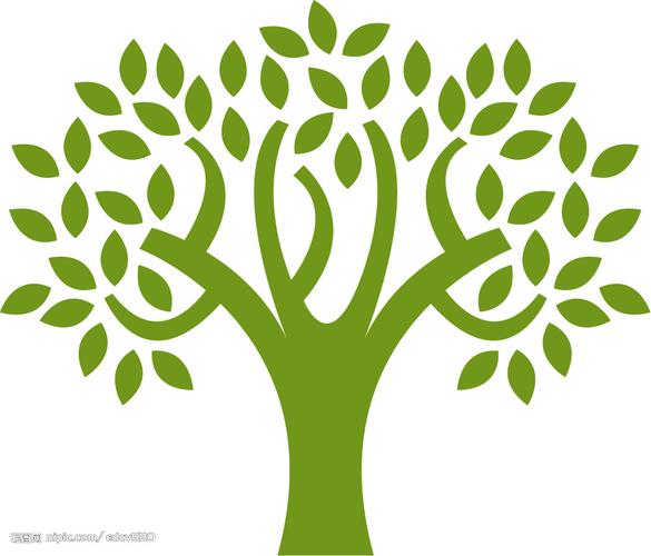 树木矢量图__自然风光_自然景观_矢量图库_昵图网nipic.com