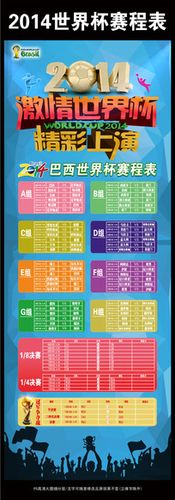 2014世界杯赛程表
