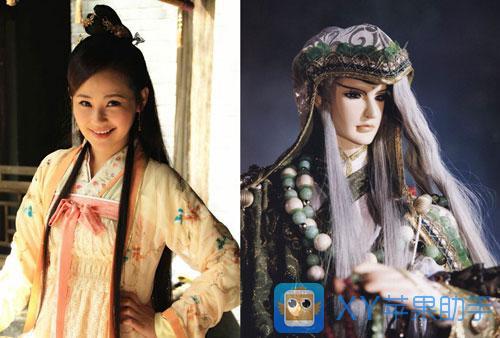 左图为《龙门镖局》邱璎珞,右图为霹雳布袋戏裳璎珞