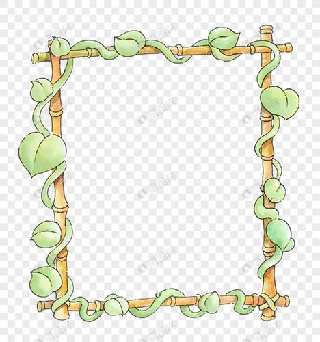 卡通藤蔓边框