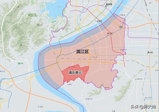 杭州滨江区浦乐单元最新控规公示将新增多所学校