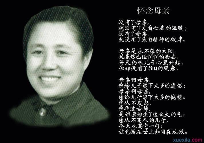小学六年级语文上册怀念母亲人教版ppt课件
