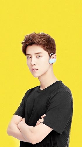 短发鹿晗帅气图片