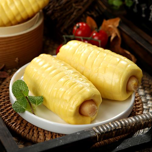 臻心印迹热狗1kg10个儿童包子速冻加热即食包点