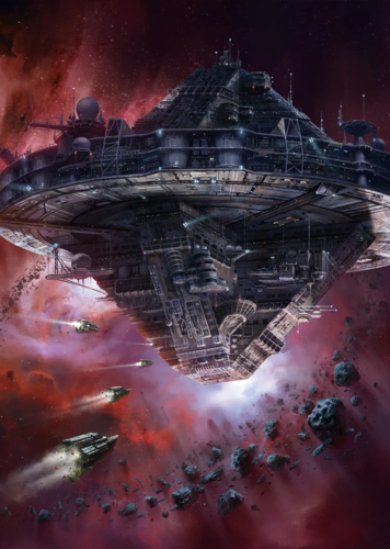 他是插画界的刘慈欣,是"国内星际科幻画第一人",用画笔构出完美三体