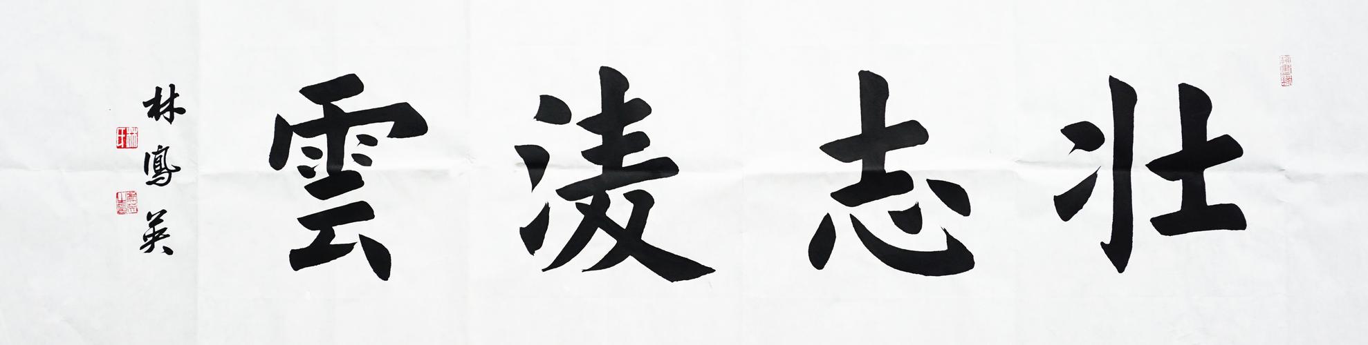 林凤英《壮志凌云》138*35cm