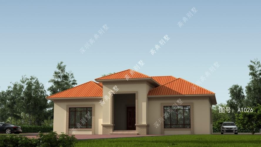 方便老人小孩宜居的大户型单层欧式别墅,舒适便捷