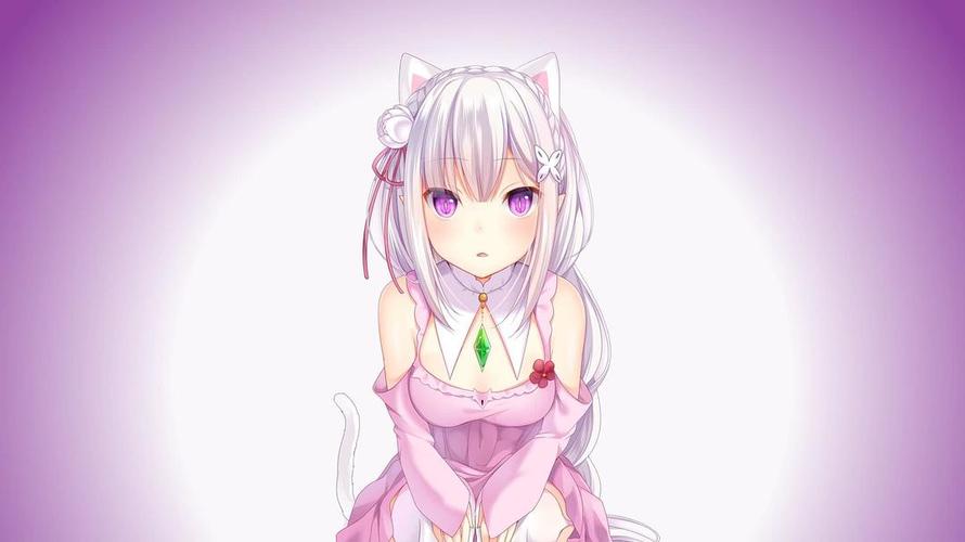 卡通二次元萌系女孩动态壁纸4k