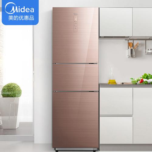 midea /美的bcd-239wtgpm玻璃面板_厨房冰箱_萱晨生活电器折扣店 - 影
