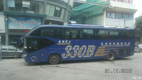 深圳机场巴士,330b线,宝安机场到龙岗城市候机楼!