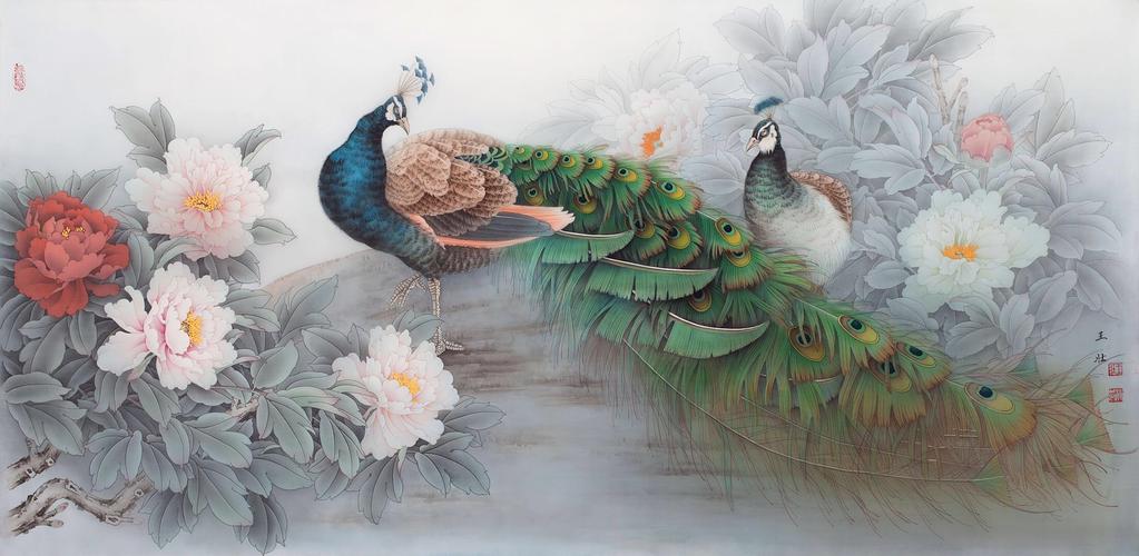 第十八届横幅牡丹孔雀网络班