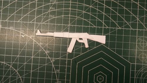 吃鸡利器ak47折纸改进版原创