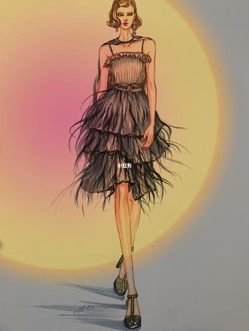 服装设计效果图_服装设计_手绘_香奈儿怎么样_服装设计手绘_文化_绘画