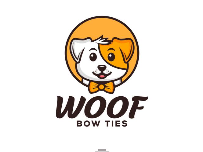 狗卡通logo创意设计