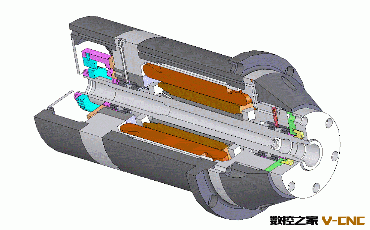 数控机床的机械主轴和电主轴结构图解比较