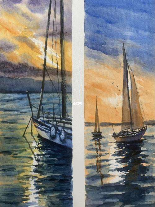 画船画水,永恒的主题_绘画_文化_绘画