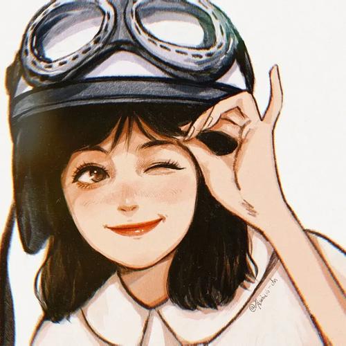 想要短发女生的头像谢谢大家!类似这种