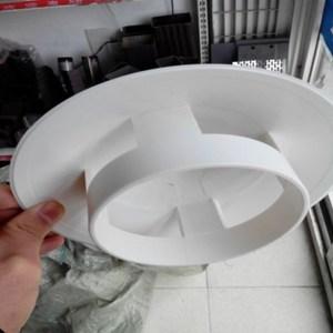 屋顶成品排气管帽防风防雨盖pvc焊折板排气罩换气筒屋面透气孔