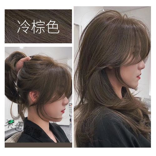 2020年流行发型,新型头发发型女 臻羞亚麻色白金色显白染发剂2020流行色自己在家染头发学生 905焦糖色